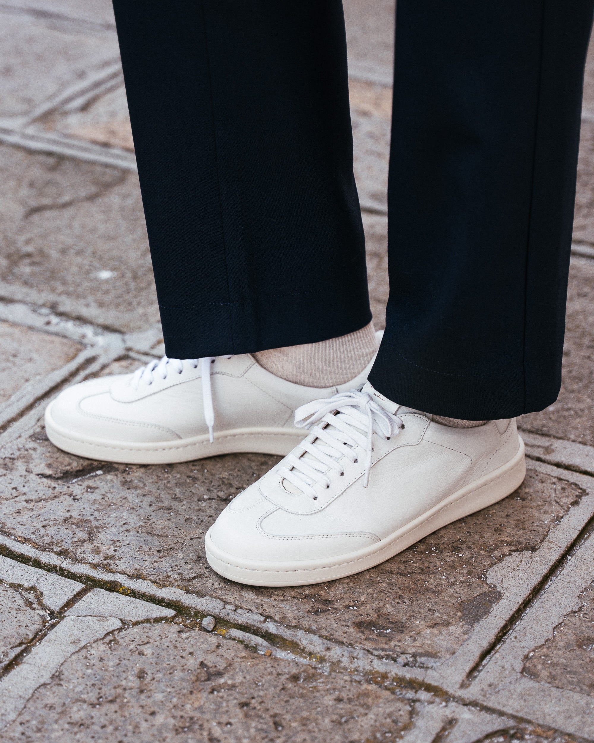 Sneakers Alte Velasca Scarpe Uomo Lacci Delle Scarpe Troppo Lunghi