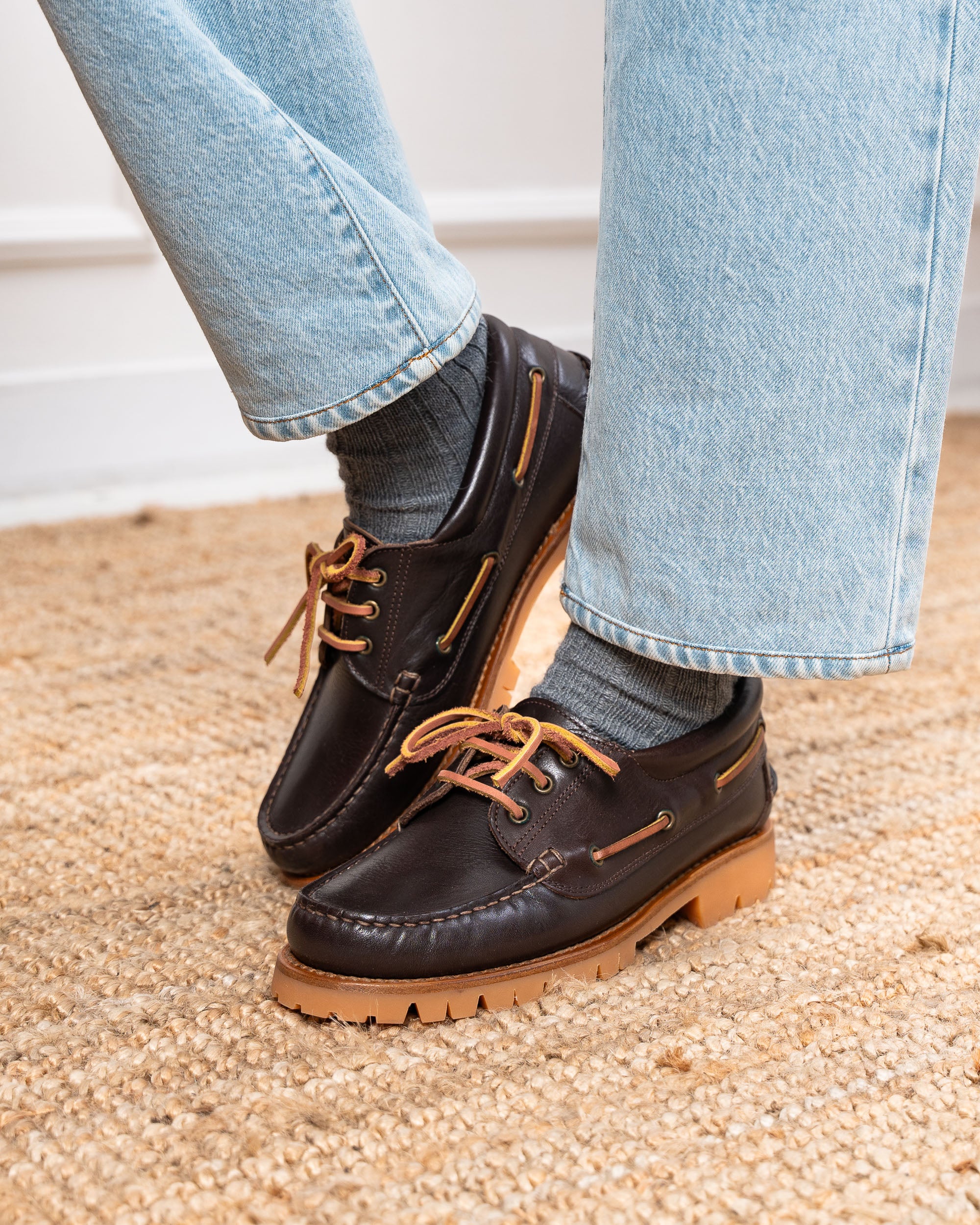 Leather Velasca Scarpe Barca Velasca Sneakers Pelle Uomo Velasca