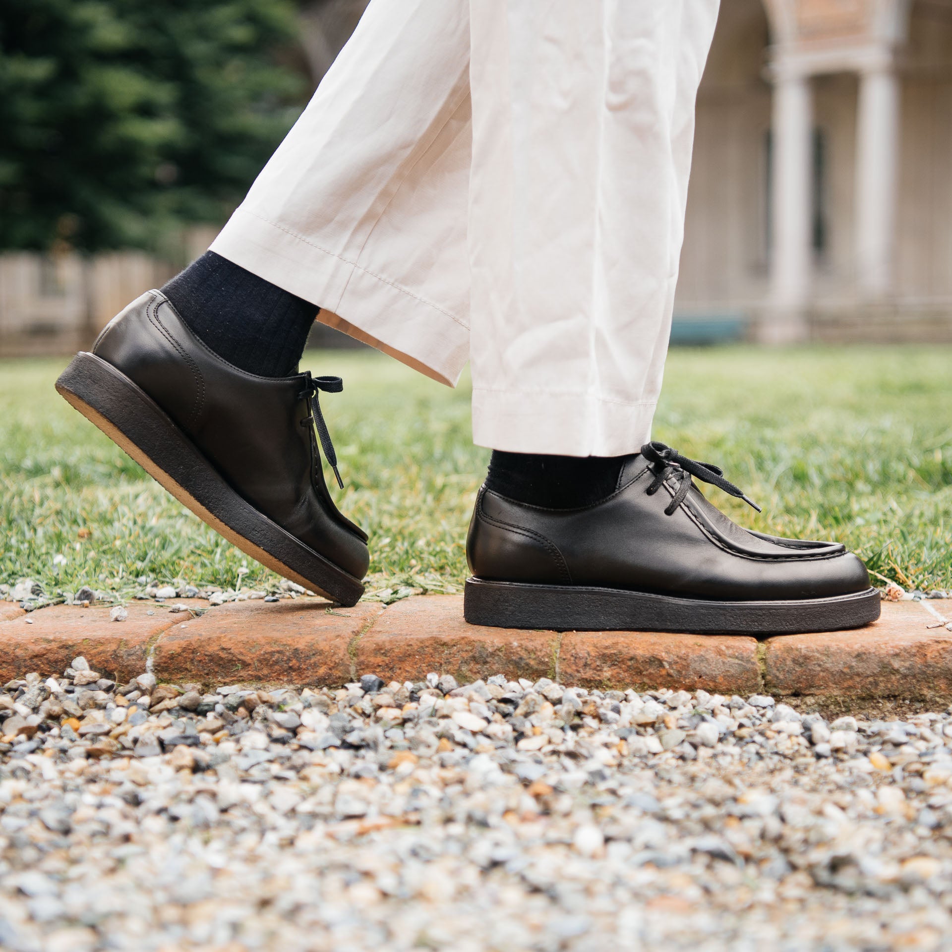 Scarpe Basse Donna In Vera Pelle Con Fibbia – Stile Francese Retrò, Punta Quadrata, Taglie 5-8 US (39 EU) - Foto 3