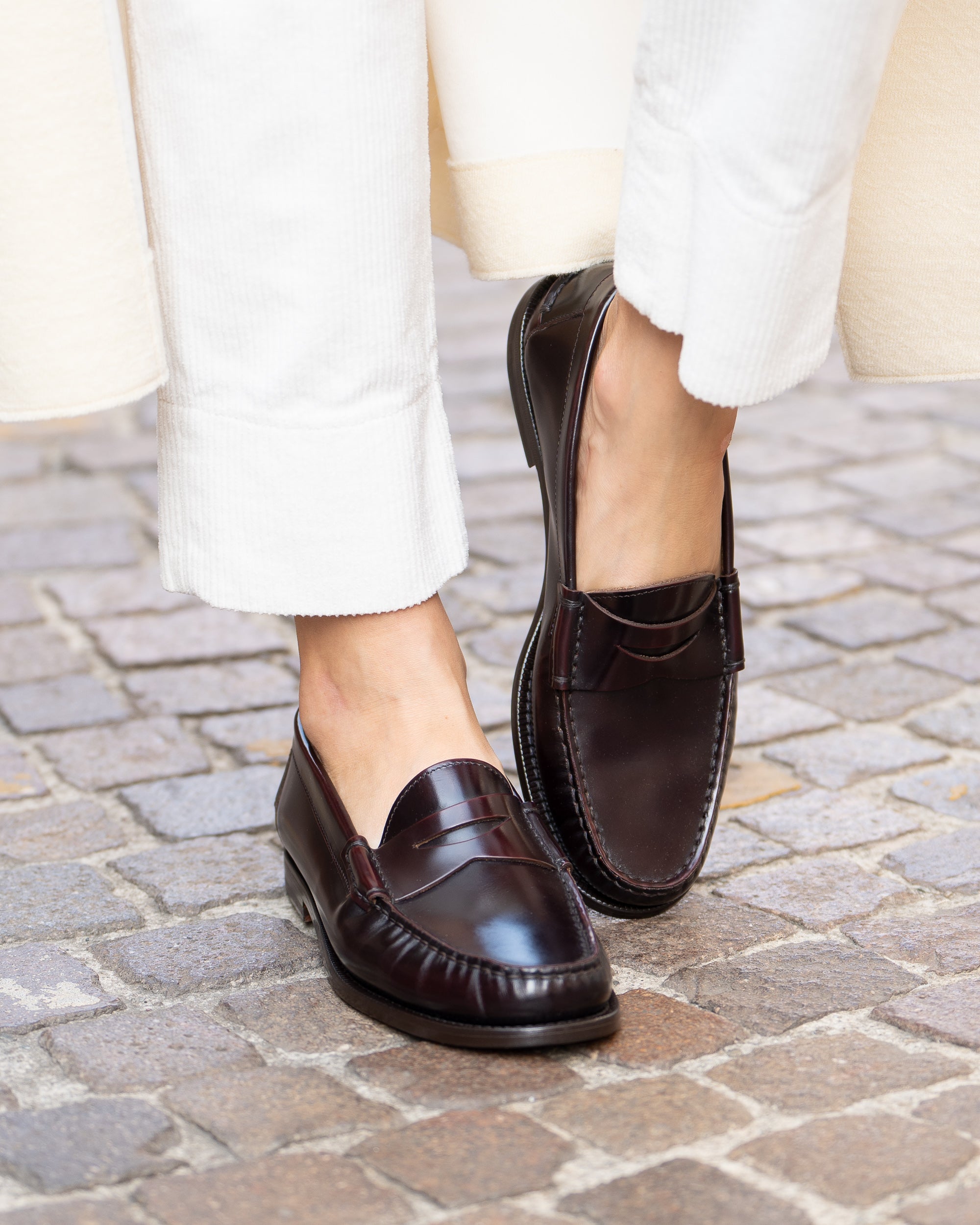 Scarpe College Donna Mocassini College Anni 80 Mocassini College