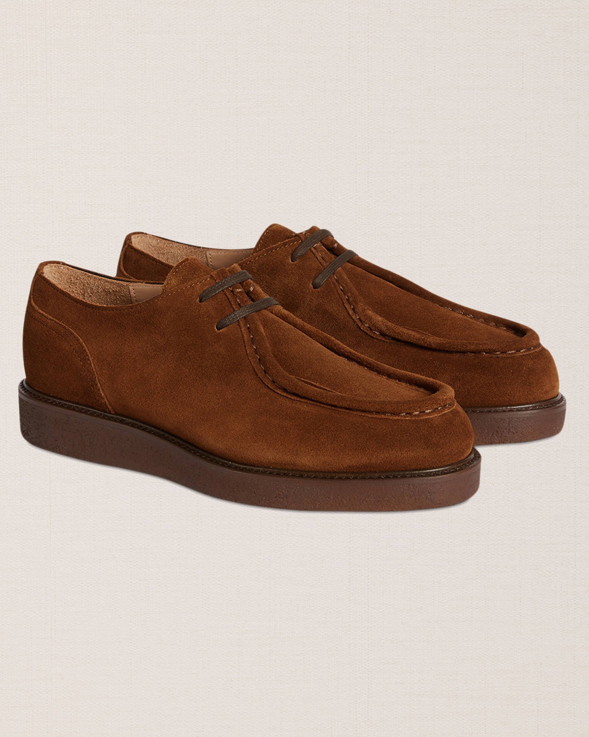 Velasca Scarpe basse stringate in pelle marroni, per la donna